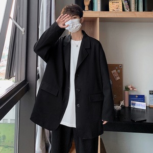 19XZ03-P128 -控148港风2025秋装新西服男套装休闲宽松大码图片