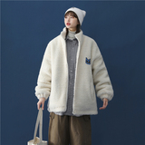 XZ213-MY09-P128控148加厚羊羔毛刺绣棉衣中性长袖，男装棉衣，星座213