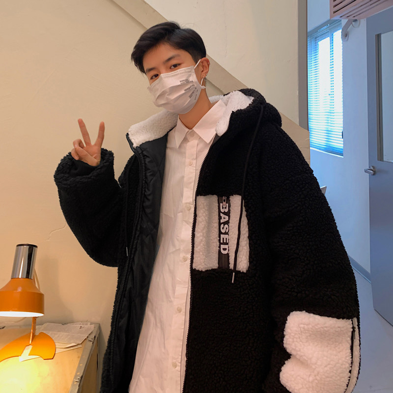MY18-P148控168加厚羊羔毛连帽棉衣高品质棉服,男装棉衣,星座213
