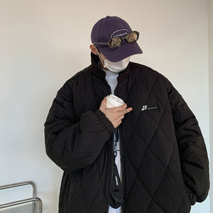 M05-P98控118-菱形格加厚棉服  绿色现货图片