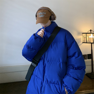 XZ213-MY20-P70控88港风大码纯色加厚棉服 现货五万件 持续出货！图片