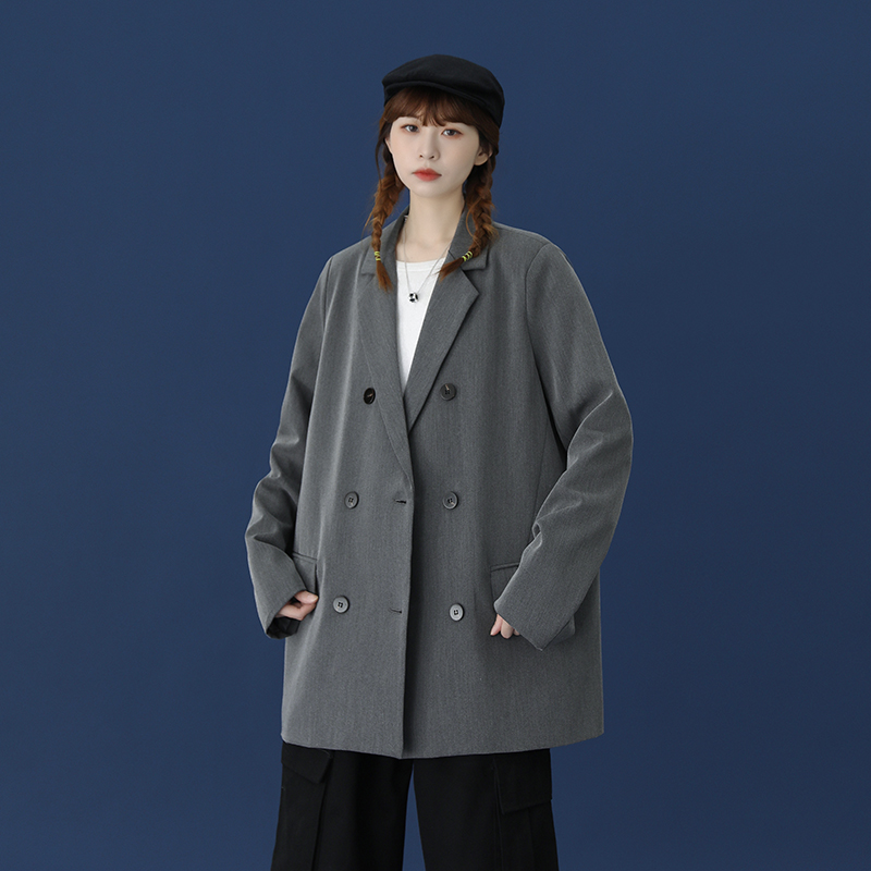 XZ213-19XZ06-P88控108秋装港风大码中性女装秋季外套宽松休闲，女装西装，星座213