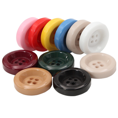 圆形纽扣大衣男女毛呢配件彩色