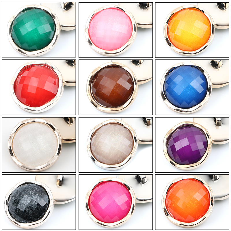 毛呢风衣纽扣圆形毛衣装饰睡衣