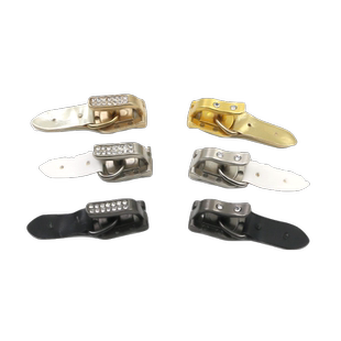 隐形鸭嘴扣貂皮大衣扣子钻石搭扣皮草水貂纽扣暗扣按扣弓扣钮扣女