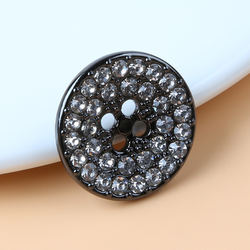 四眼纽扣镶钻金属扣西装大衣外套女高档带钻百搭毛衣开衫圆形钮扣,居家布艺,纽扣,淘宝优惠券,粉丝福利购,淘宝优惠卷