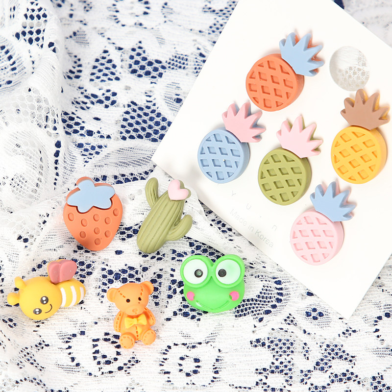 彩色卡通免钉纽扣儿童毛衣开衫宝宝外套装饰配件免缝可爱小扣子