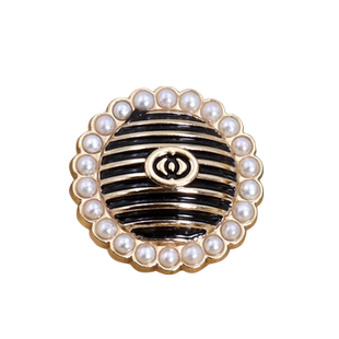 金属扣子珍珠扣高档衣服装饰纽扣女大衣上衣风衣毛呢百搭配件钮扣