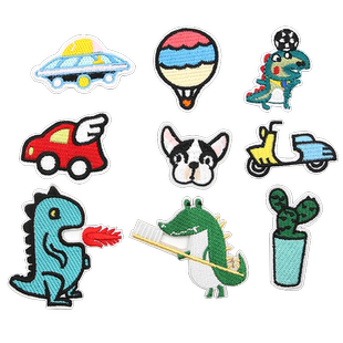 布贴补丁儿童衣服刺绣贴自粘贴装饰羽绒服熨烫裤子破洞无痕修补贴