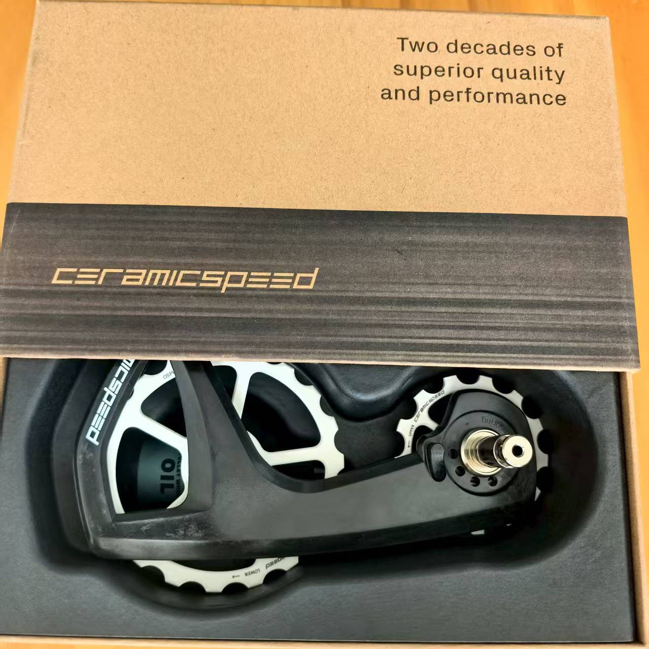 丹麦CS OSPW  RS 5 spoke 9270/8170大鸡腿 导轮枪白色粉末陶瓷