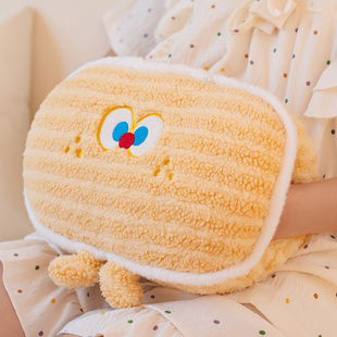 冬季可爱暖手抱枕插手毛绒冬天捂手枕两用神器手捂男女卡通暖手宝