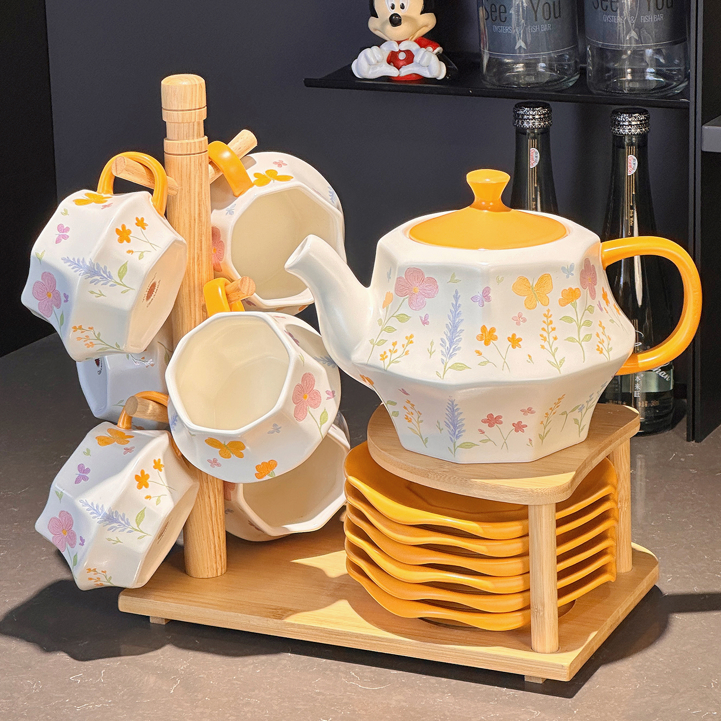 颂家乐高档精致咖啡杯碟套装