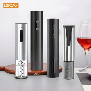 开瓶器电动葡萄酒红酒充电不锈钢自动起子快速木塞开启家用启瓶器