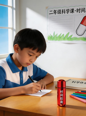时间胶囊许愿瓶小学生作业记录
