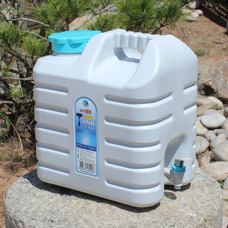 韩国进口enpower露营水容器食品级户外车载储水桶带龙头家用正品