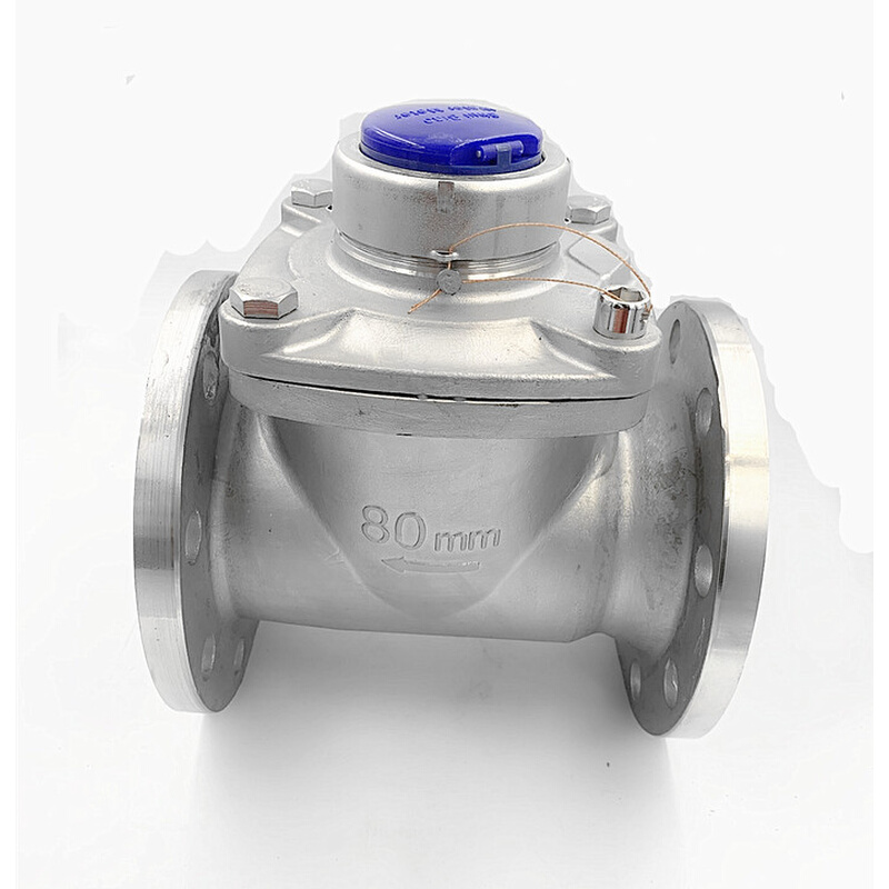 304不锈钢法兰水表 不锈钢旋翼式法兰水表可拆式水表50 65 80 100