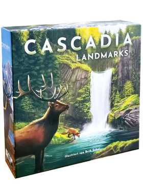 卡斯卡迪亚桌游CASCADIA含地标扩展自然之旅全套中文版卡牌游戏