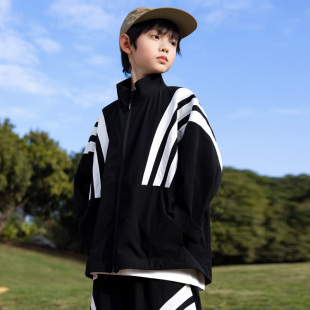 RS家26春款 休闲中大童运动外套 日系男童女童外套儿童亲子装