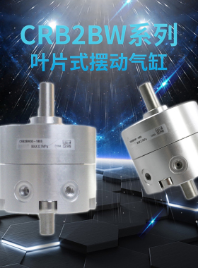 旋转气缸90度CDRB2BWU10/15/20/30/40-180S/270S摆动回转深卓气动