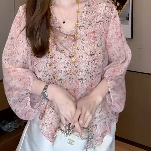 胖mm大码夏季碎花防晒衬衫300斤