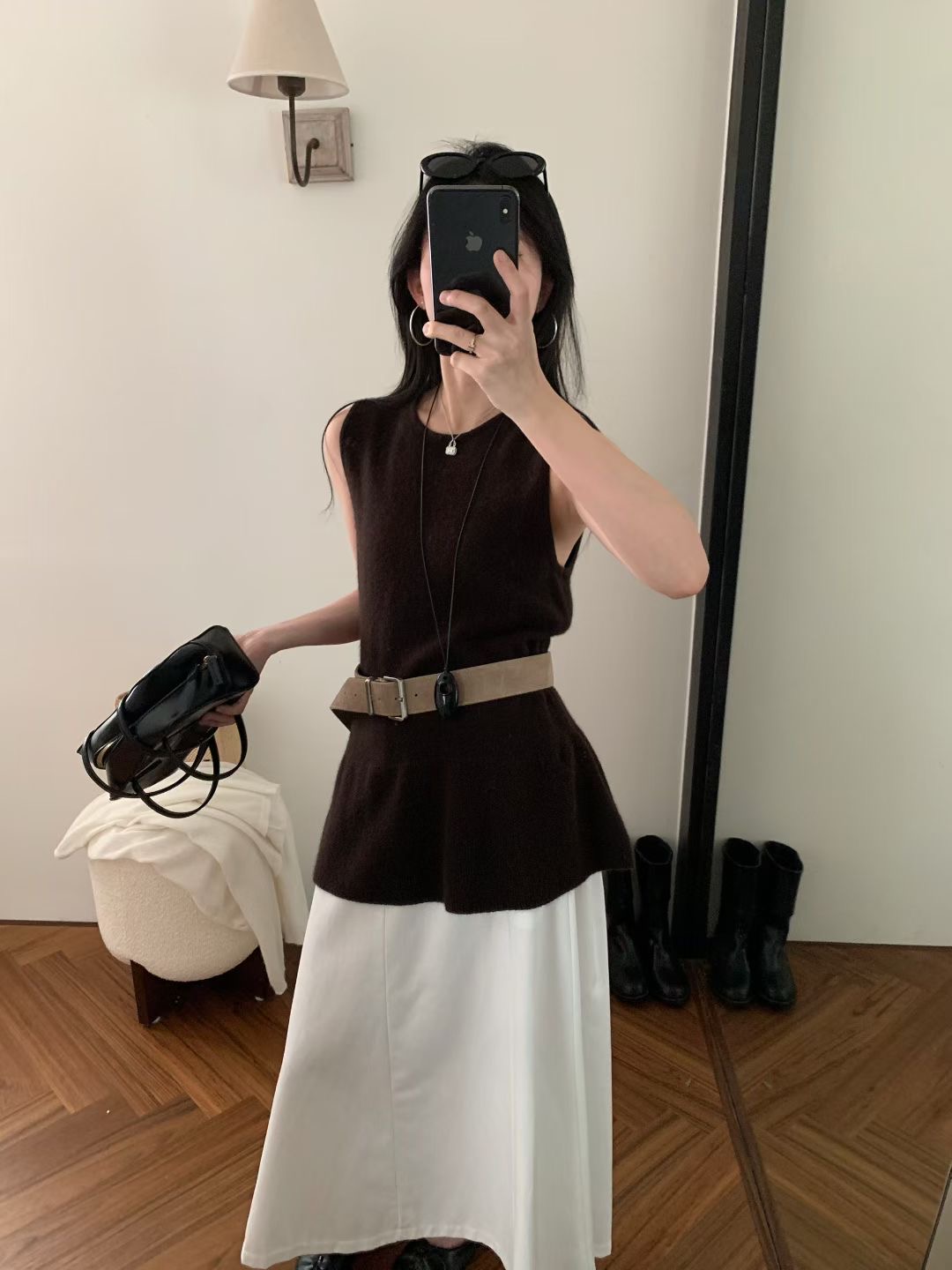 Dumpling 2025秋冬新款百搭显瘦浣熊马甲背心