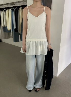 etoile2026春季新款简约百搭高腰显瘦吊带背心裙