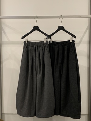 Lowflat 正品 2025冬新款韩系简约百搭松紧腰羊毛抽绳抖抖裤 5233