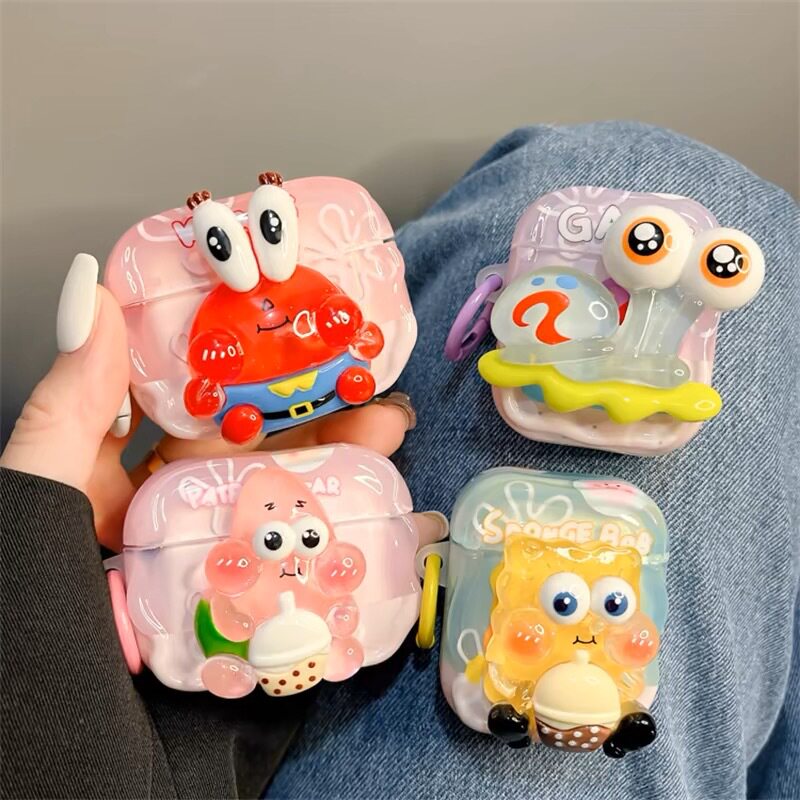 动漫立体可爱卡通适用airpods4代耳机壳苹果蓝牙保护套3代pro3新