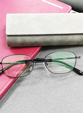 菲尔巴特B钛超轻近视眼镜架男女全框黑色银色下小框瘦脸型眼镜837