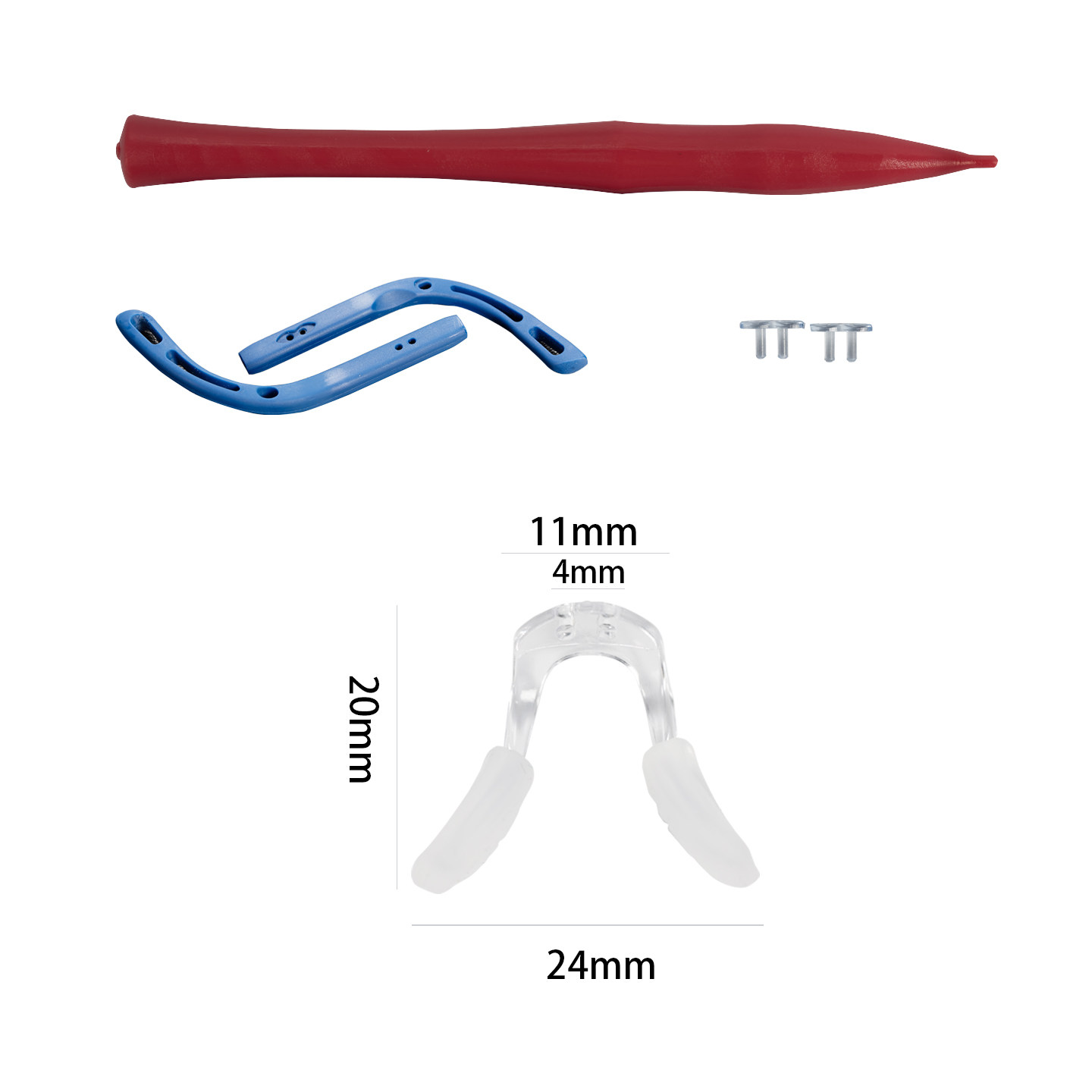 适配李白Lipo儿童眼镜架U马鞍连体硅胶鼻托卡式口赠工具+清洁湿巾,ZIPPO/瑞士军刀/眼镜,眼镜鼻托,淘宝优惠券,粉丝福利购,淘宝优惠卷
