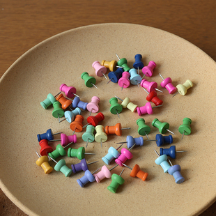 木质彩色工字钉软木板毛毡板照片墙装饰幼儿园板报固定按钉美工钉