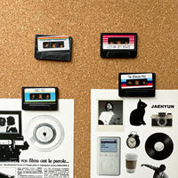 Retro vinyl tape, thumbtacks, cork board, felt board decoration, nails, KT board, Polaroid photos, fixed small nails thumbnail 2