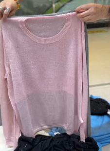 针织亚麻设计师款 2025早秋新品 背后细带收腰女人味上衣女