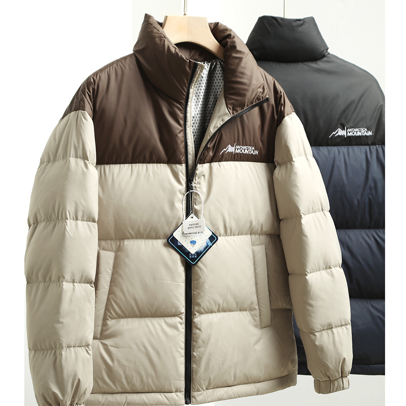 优质大朵绒男装90绒羽绒服外套