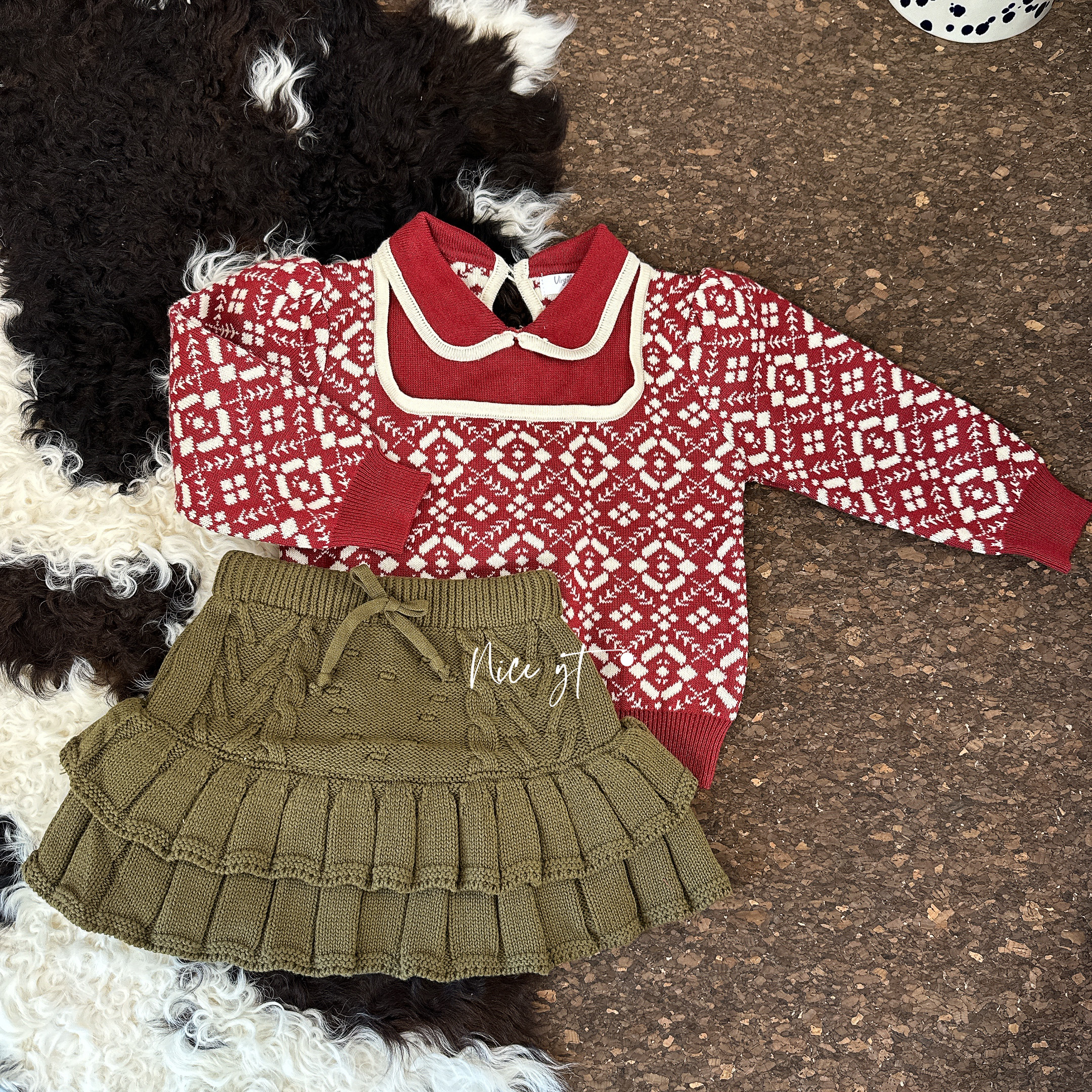 复古女童毛衣秋冬提花洋气针织衫宝宝棉线上衣,童装/婴儿装/亲子装,毛衣/针织衫,淘宝优惠券,粉丝福利购,淘宝优惠卷