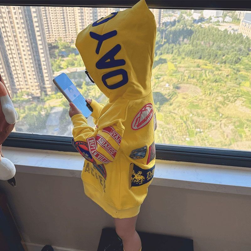 儿童连帽卫衣2025新款秋季潮卫衣/绒衫