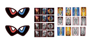 【耗材补品】假面骑士exaid眼睛贴纸shf僵尸帕拉德原型探索射击车