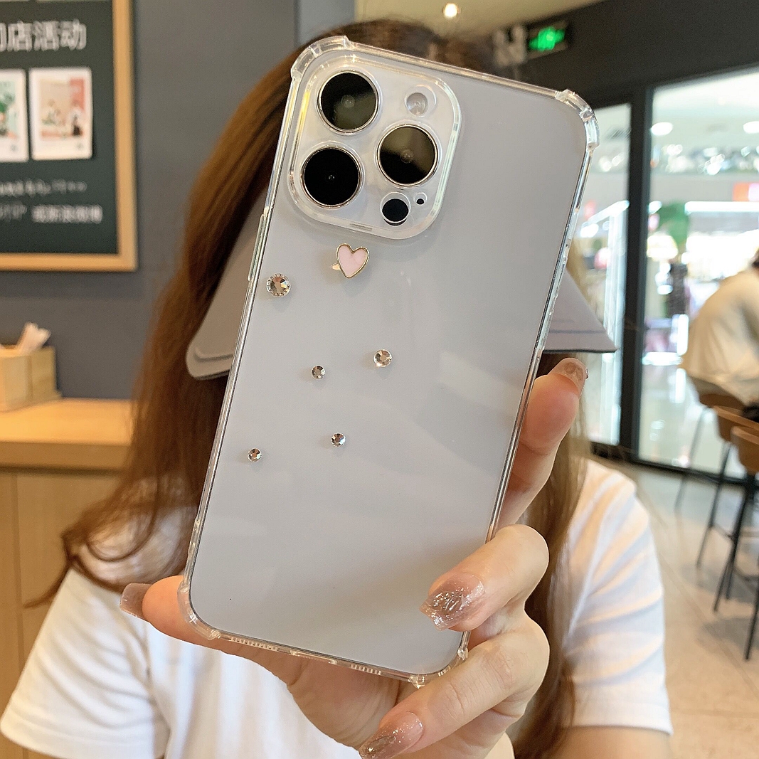 苹果iPhone14ProMAX手机壳小爱心