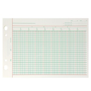 16K 账本账簿 100页 活页内芯 得力3459十三栏明细分类账芯