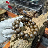 芽庄天然老料软丝棋楠沉香手串16mm14颗佛珠手串链花蜜凉奶香浓郁