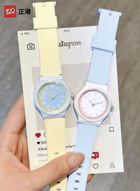 正港ZGO儿童手表女孩初高中学生青少年只看时间考试小表盘石英表
