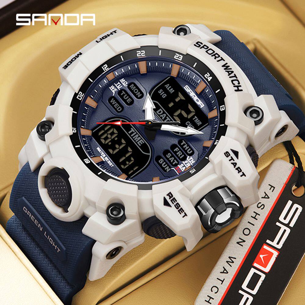 特种兵手表男款电子闹钟初高中学生运动电子表多功能户外防水