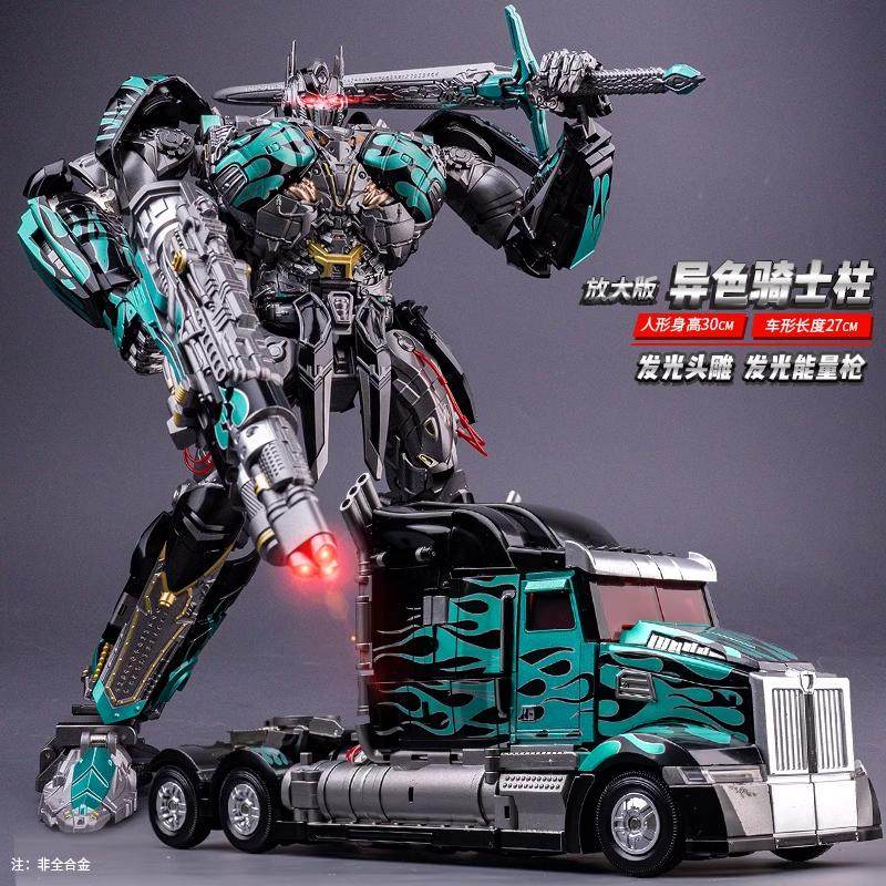 变形玩具男孩合金正版暗黑擎天骑士柱刚大黄蜂大力神机器人礼物