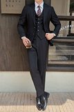 男士西服三件套婚礼伴郎新郎服工作服修身休闲西装套装ZT360-P290，男装西服套装，电商A407