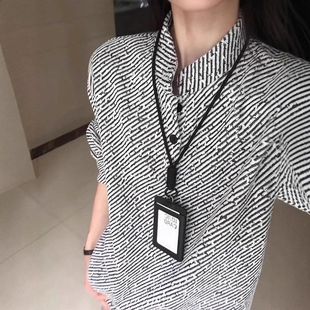 男t恤内长袖p卫衣打底olo冬季搭亨利领衫女款美式斑马纹高街潮牌