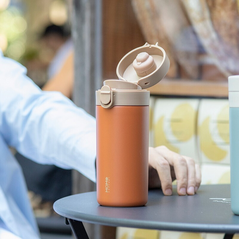 咖啡杯小清新不锈钢MOMO保温杯