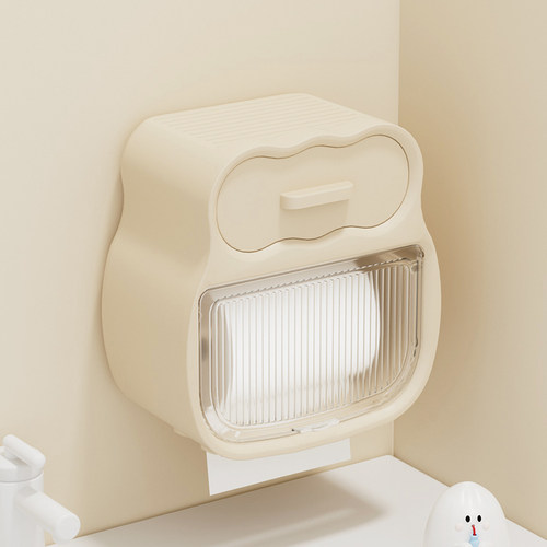 【2024新款】奶油风大号纸巾盒