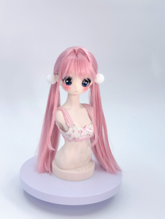 bjdmmd假发三分四分六分手改毛双马尾卷发熊妹熊蛋 工期两周