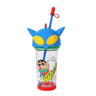 蜡笔小新水杯女生高颜值夏天可爱吸管杯子tritan煤炭镇的小白2025