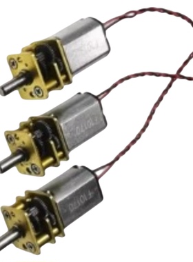 拆机九成新N20减速电机金属齿轮轴直流减速马达DC3V-5V慢速大扭力